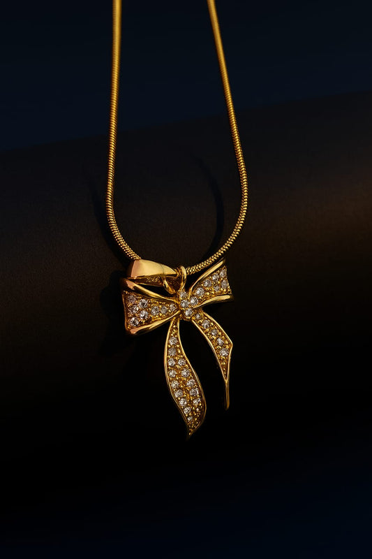 Bow Anti-Tarnish Pendant