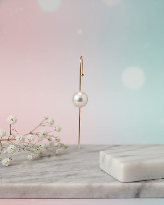 Pearl Ear Hook - Anti-Tarnish