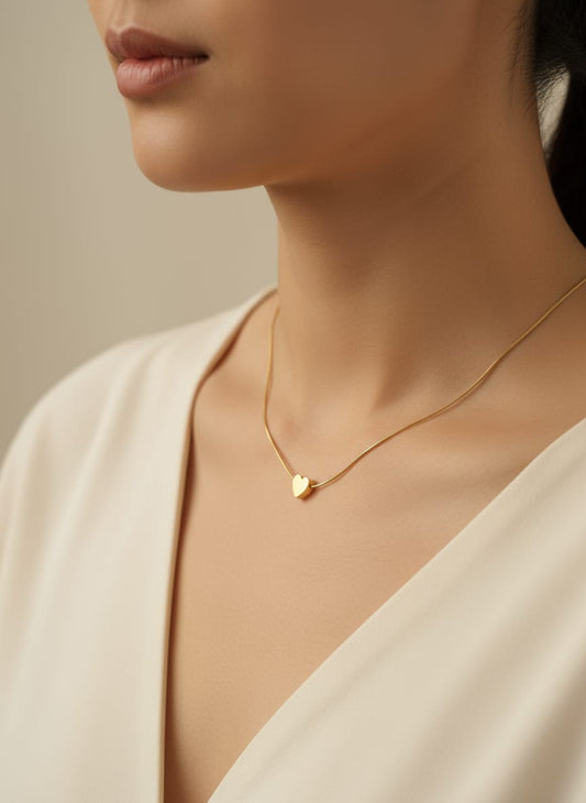 Elegant Anti-Tarnish Mini Heart Pendant