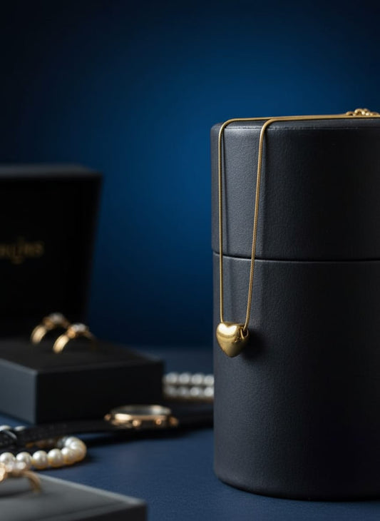 Matte Gold Anti-Tarnish Heart Pendant