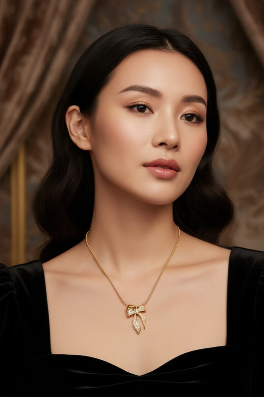 Bow Anti-Tarnish Pendant