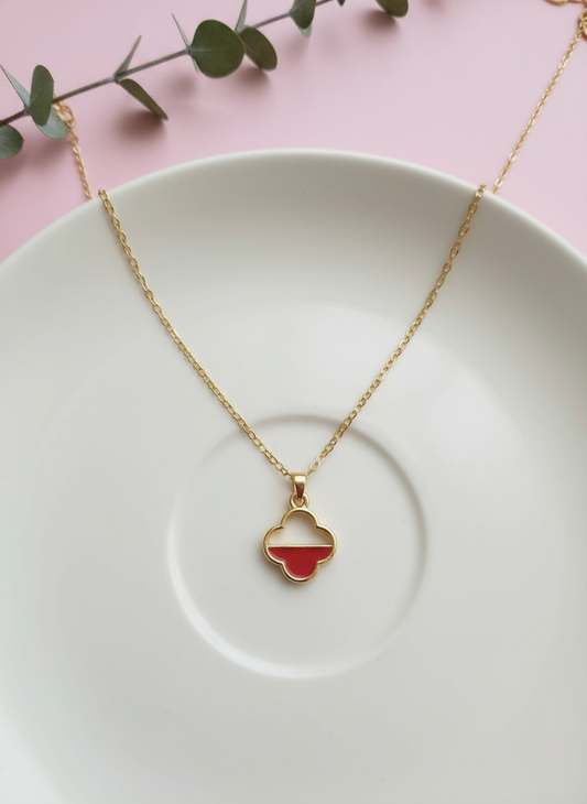 Crimson Clover Pendant