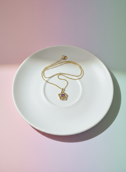 Golden Bloom Pendant